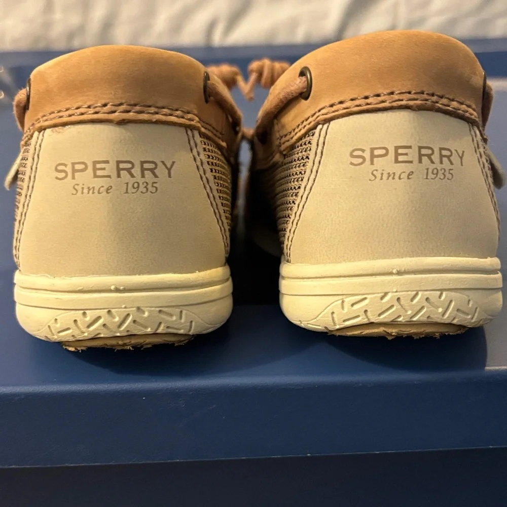 Sperry Kids Brown Moccasins